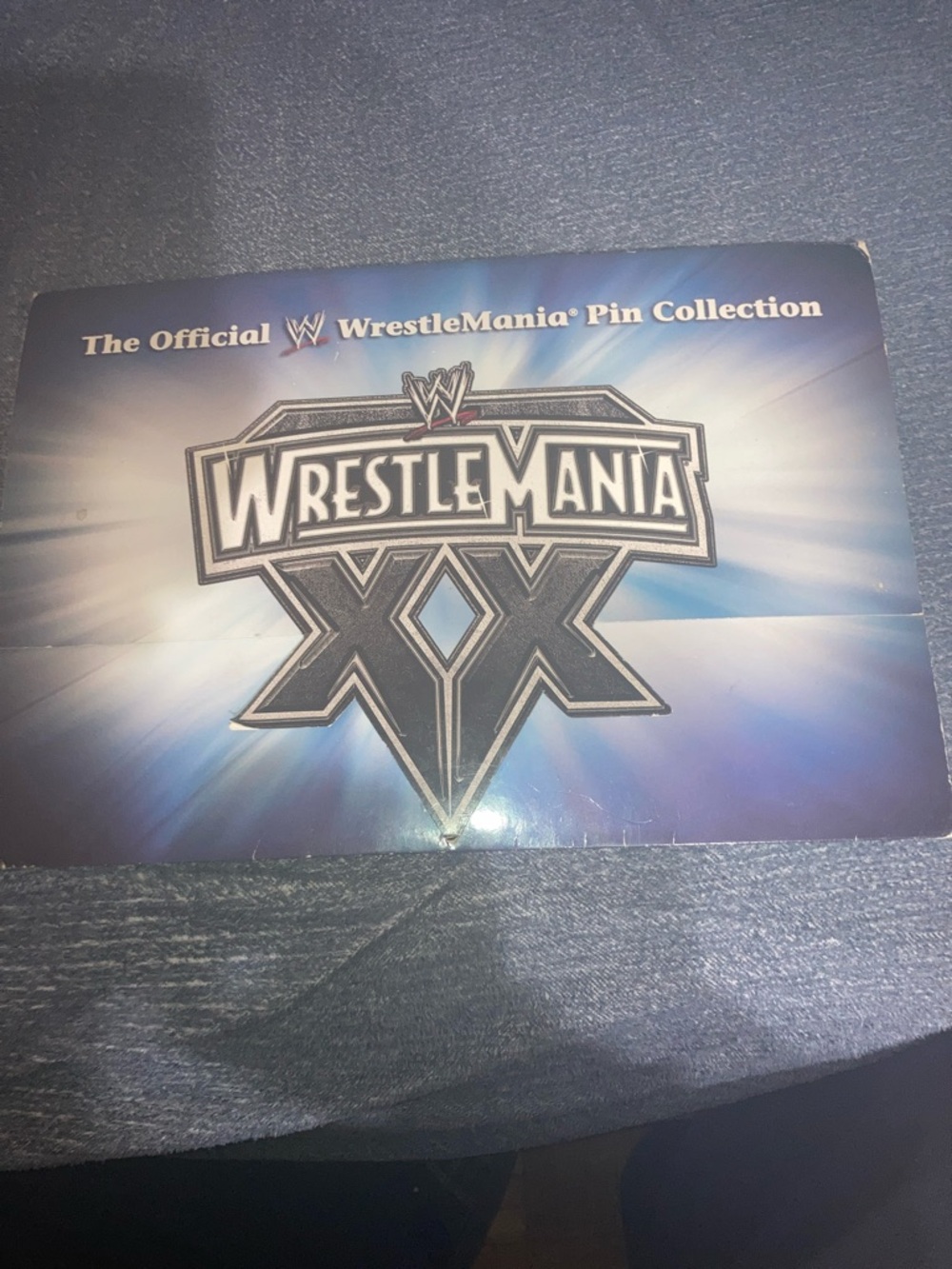 WWE WrestleMania pin collection - Blue and Purple Gradient